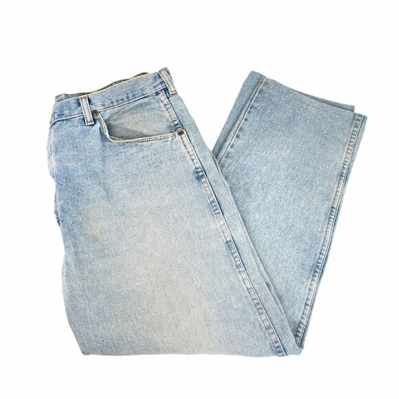 Wrangler Relaxed Fit Jeans, Light Blue, 38/30 - Picture 8 of 8